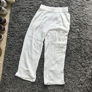 Rip Curl White Surf Ankle Pants